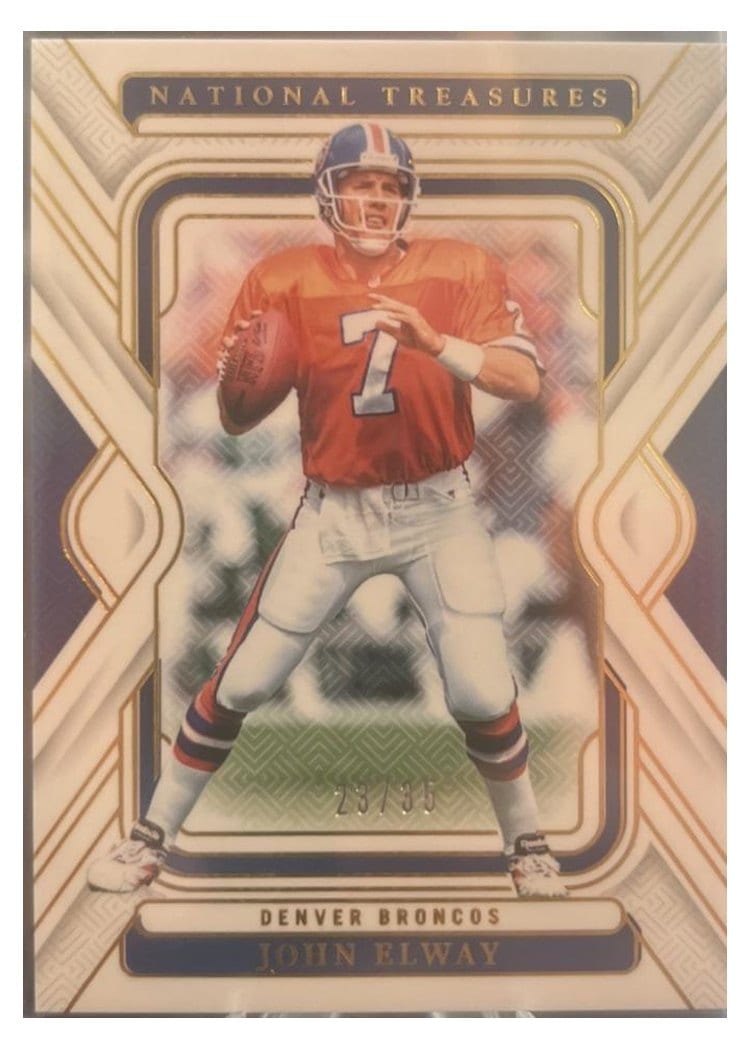 2024 Panini National Treasures Base Set John Elway #32 card