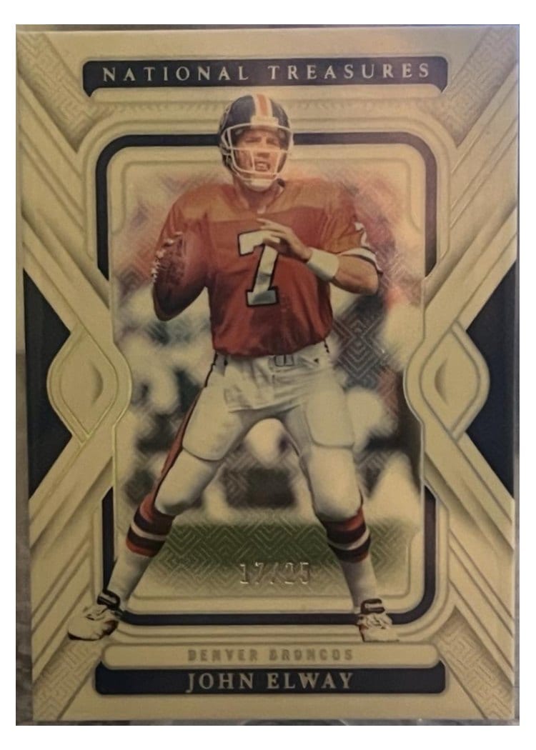 2024 Panini National Treasures Base Set John Elway #32 card