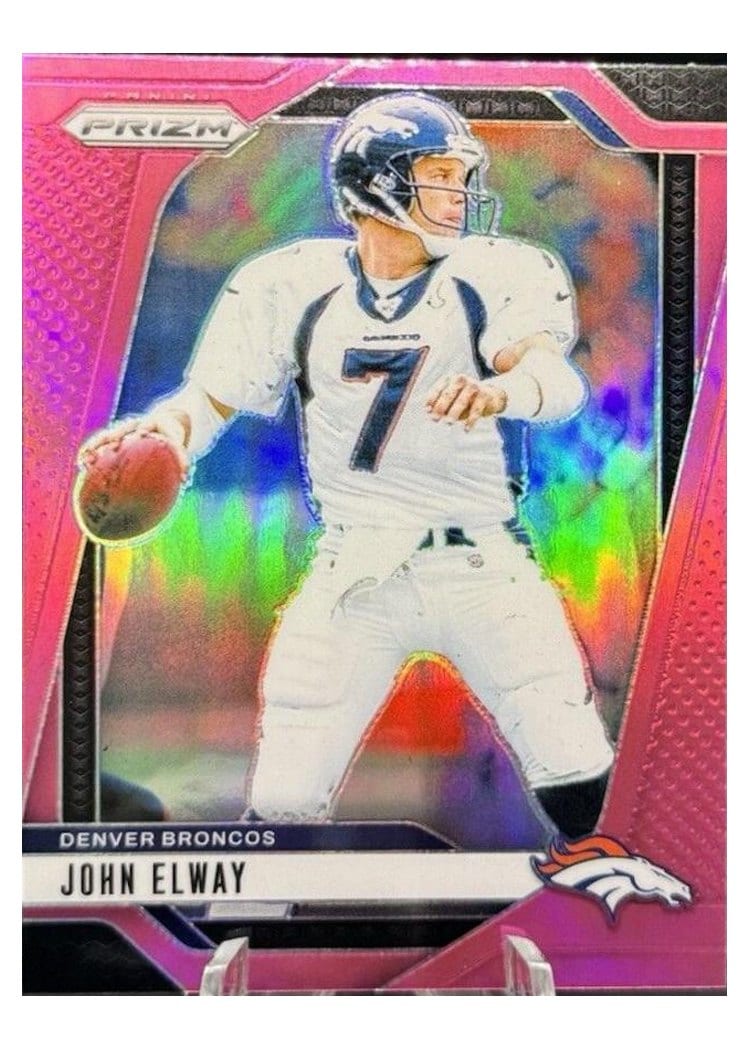 2024 Panini Prizm Base Set John Elway Pink #89 card
