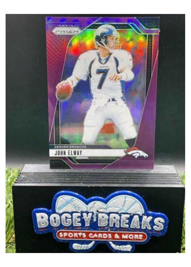 2024 Panini Prizm Base Set John Elway Purple #89 card