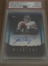 2024 Topps Midnight Stroke of Midnight Autographs John Elway #SMA-JE card