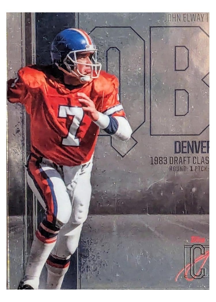 2024 Topps Signature Class Base Chrome Variation John Elway #BCV-13 card