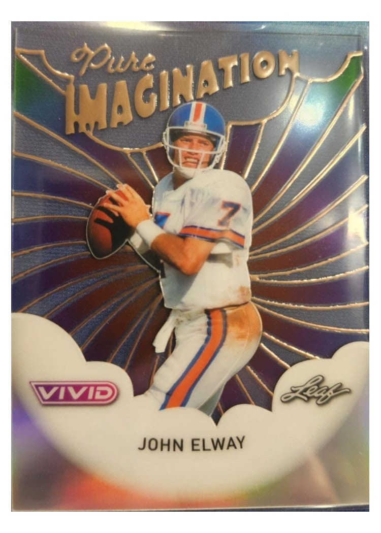 2025 Leaf Vivid Pure Imagination John Elway #PB-23 card