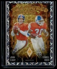 2024 Panini Phoenix Treasured Tandems John Elway / Terrell Davis #TT-DEN card