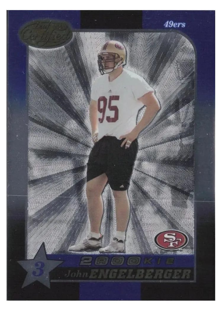 2000 Leaf Certified John Engelberger #184 card