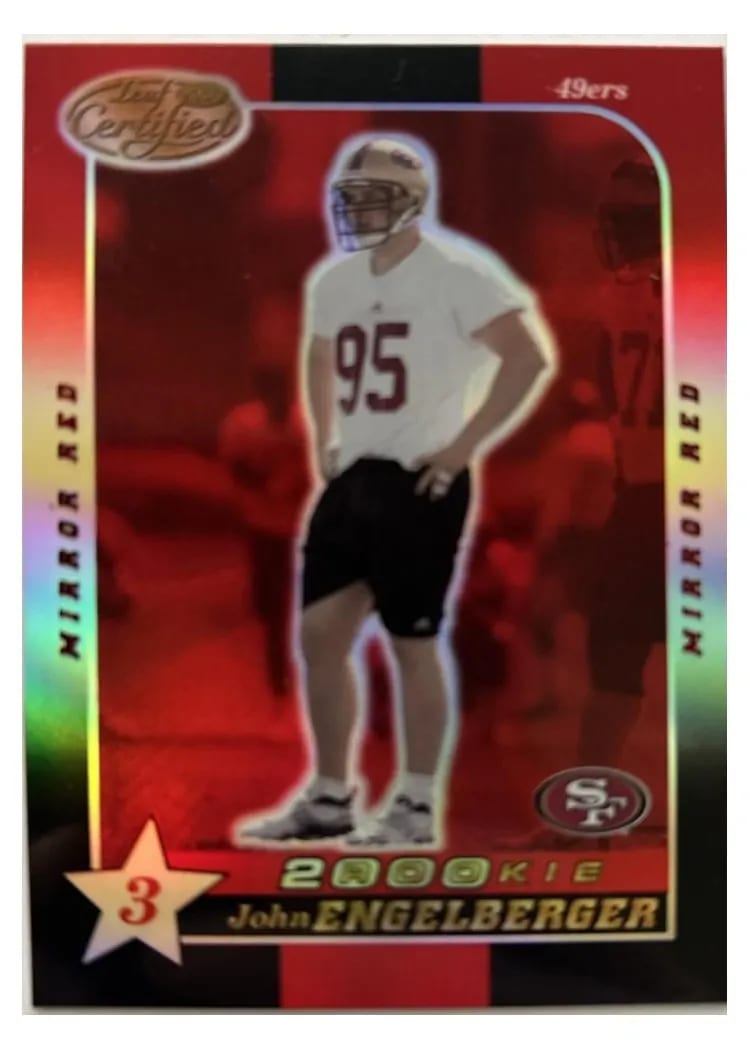 2000 Leaf Certified John Engelberger #184 card