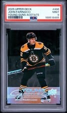 2025-26 Upper Deck Young Guns Acetate John Farinacci #496 card