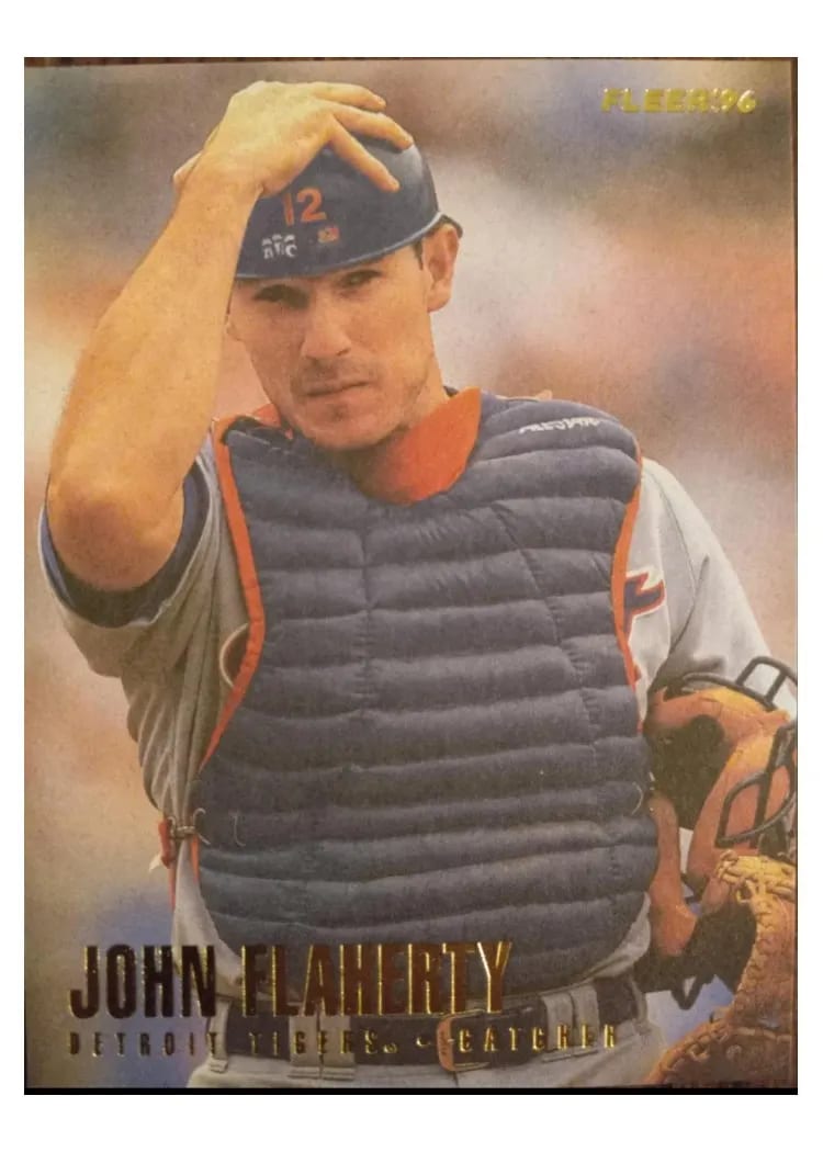 1996 Fleer John Flaherty #110 card