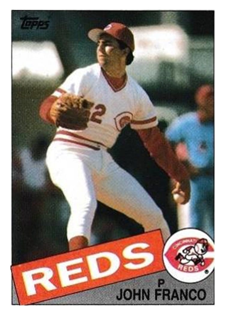 1985 Topps John Franco #417 card