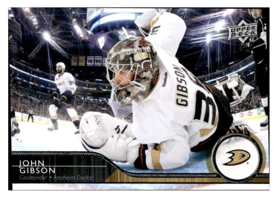 2014 Upper Deck John Gibson #7 card