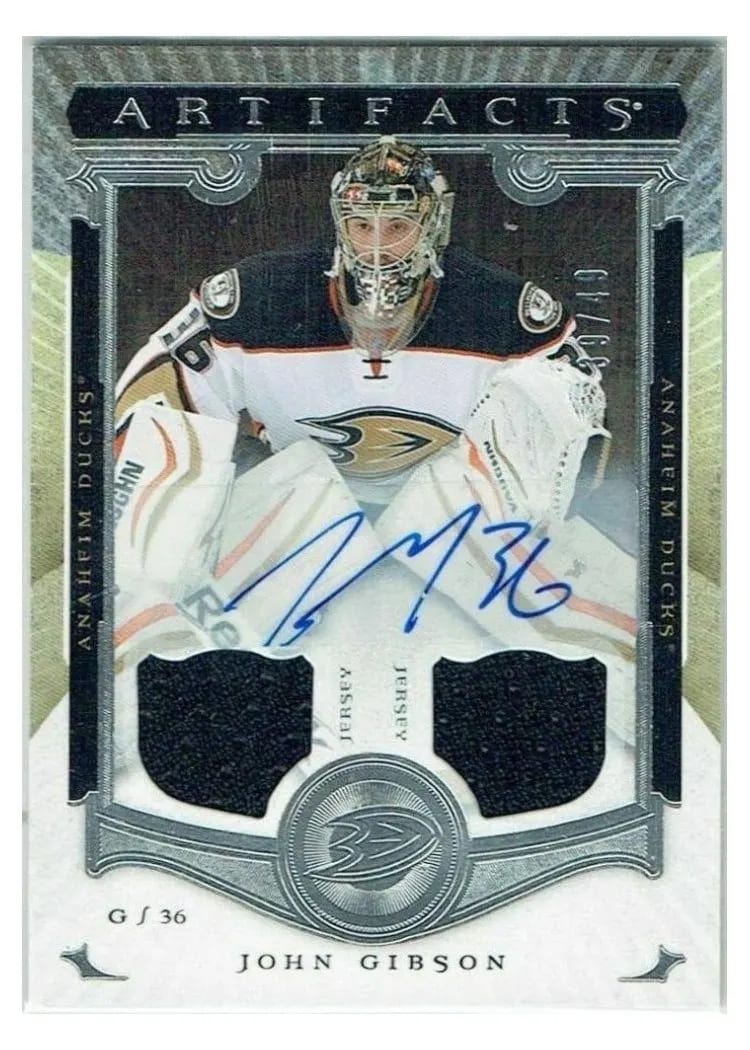 2015 Upper Deck Artifacts John Gibson #5 card