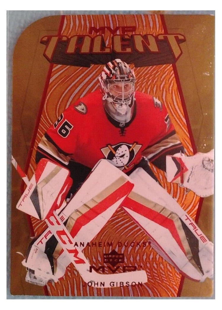 2023-24 Upper Deck MVP Base Set John Gibson #10 card