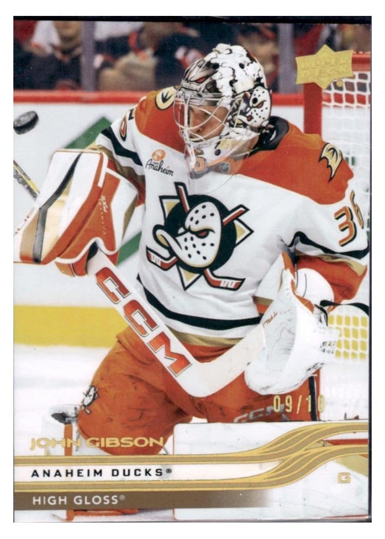 2025-26 Upper Deck Base Set John Gibson #5 card