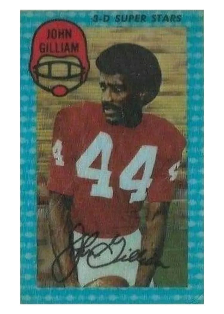 1971 Kellogg's John Gilliam #29 card