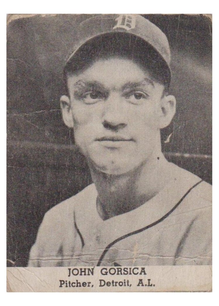 1947 Tip Top Bread John Gorsica card