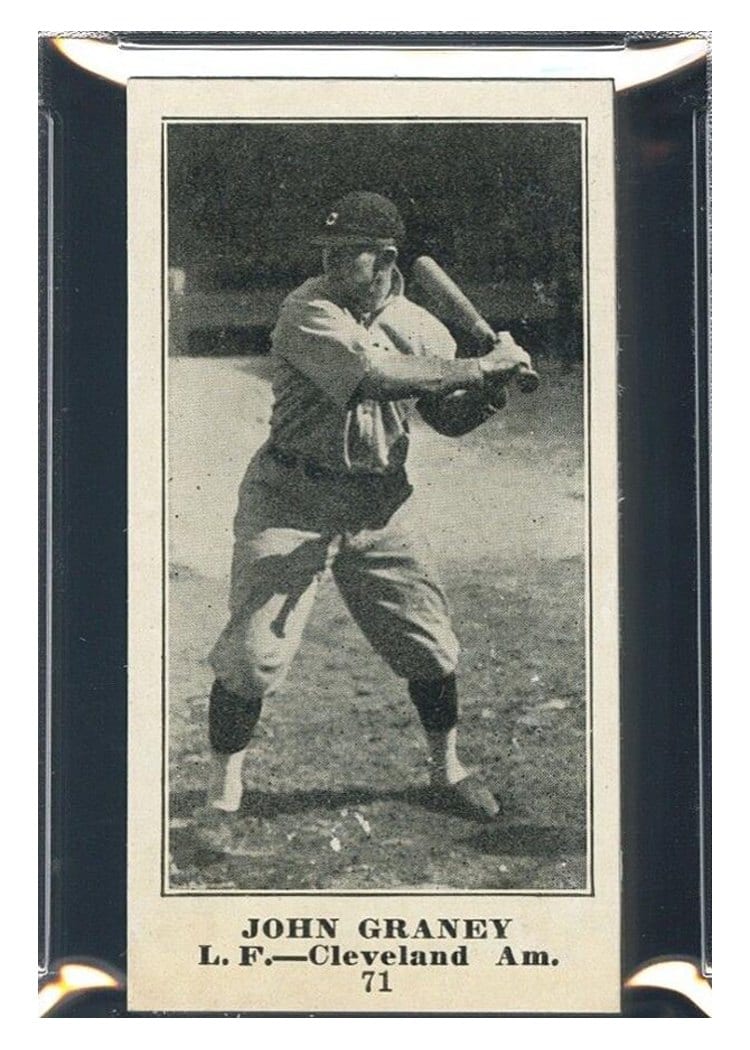 1916 M101 4 Sporting News John Graney #71 card