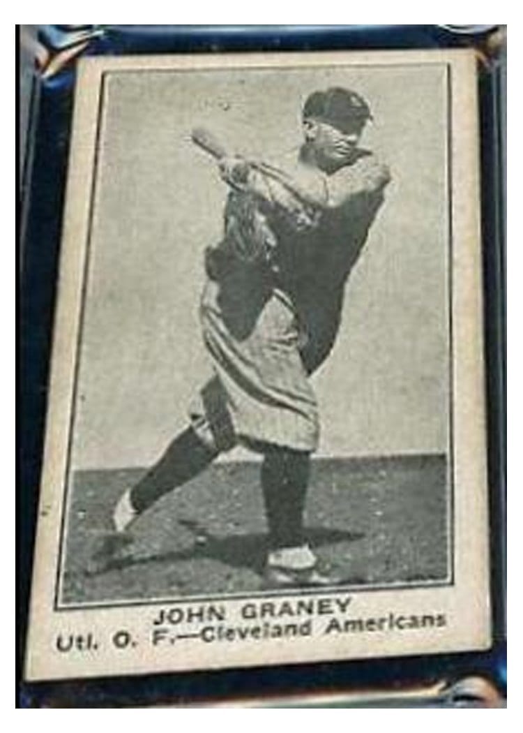 1921 E121 American Caramel Series of 80 John Graney card