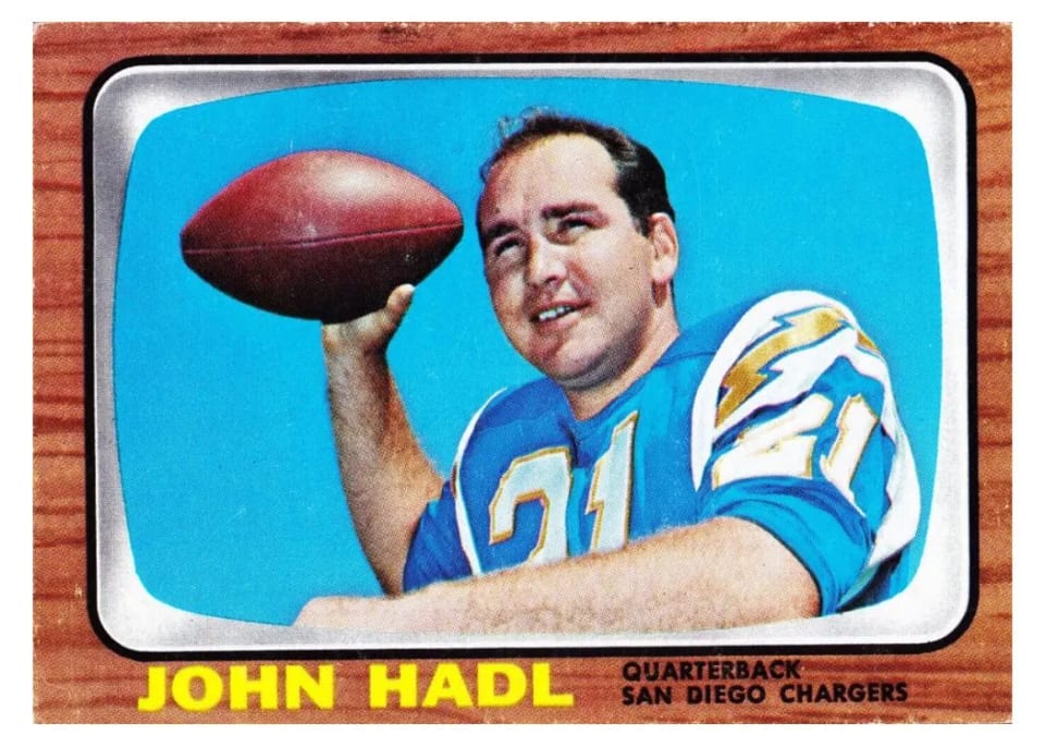 1966 Topps John Hadl #125 card