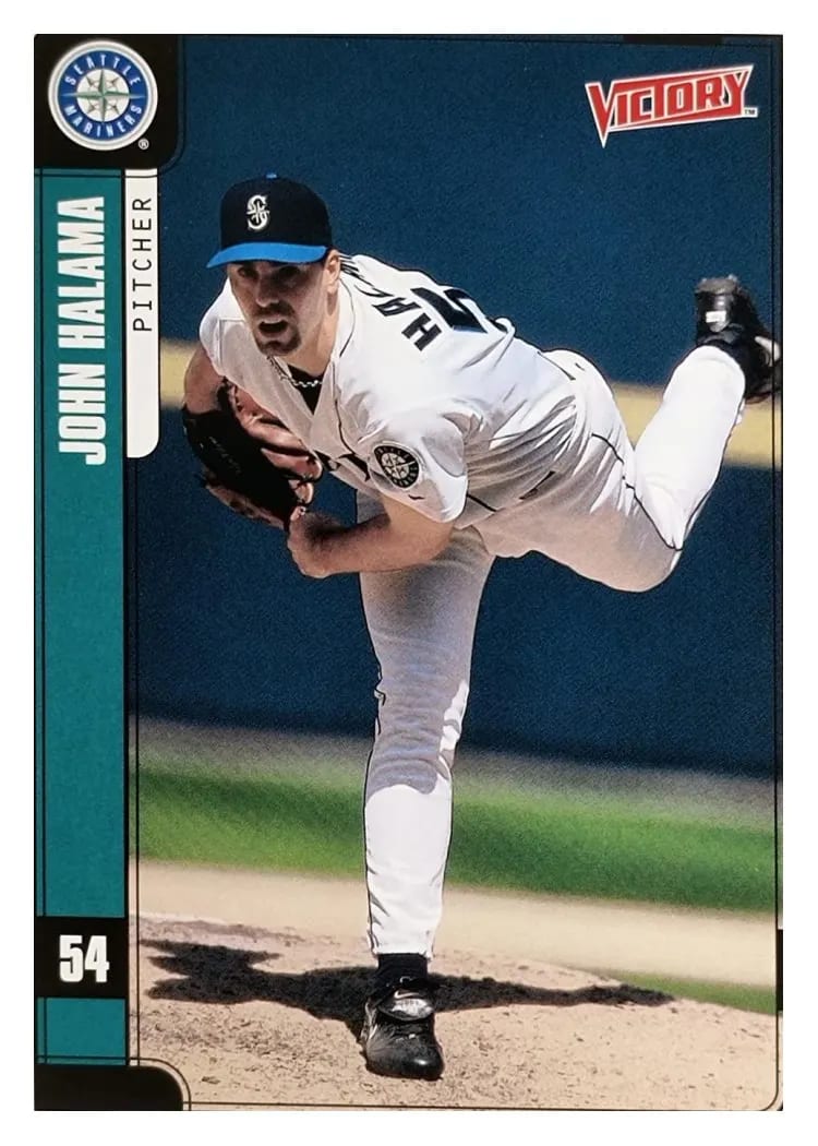 2001 Upper Deck Victory John Halama #101 card