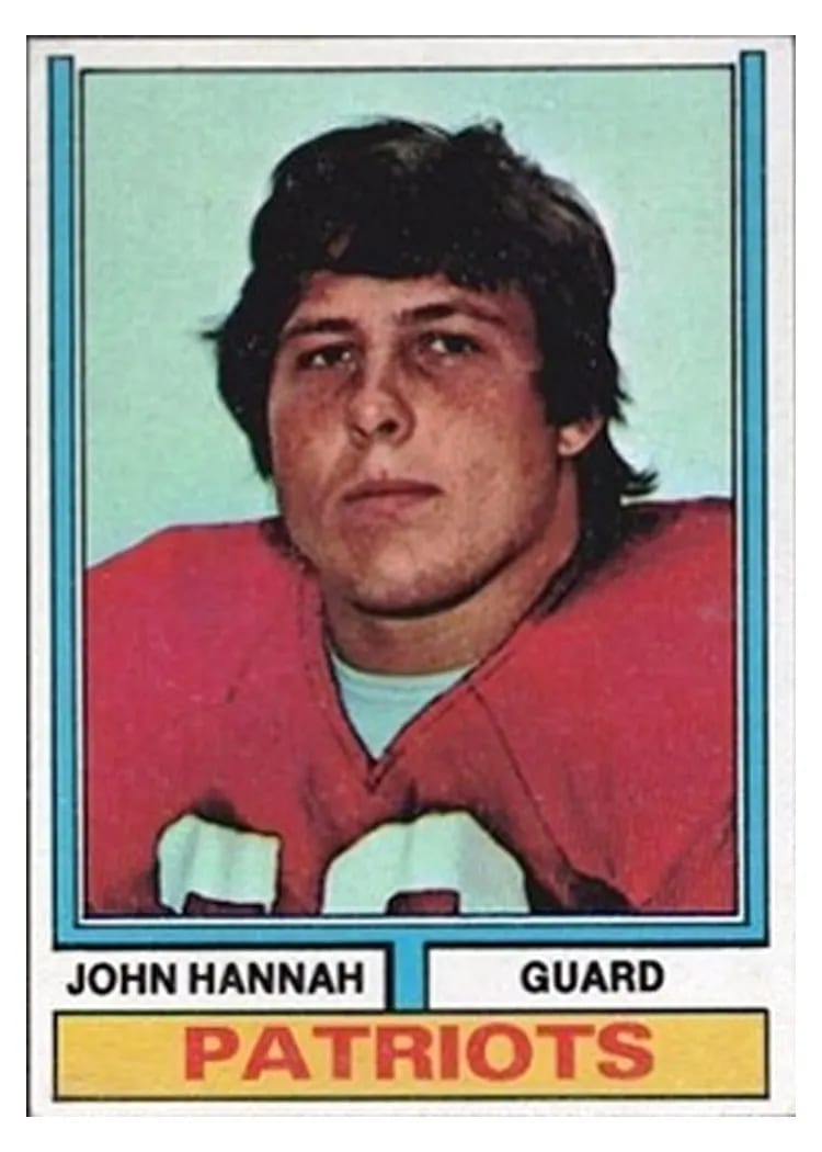 1974 Topps John Hannah #383 card
