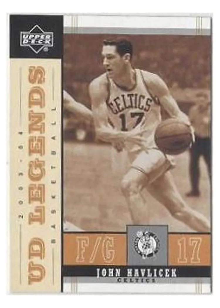 2003 Upper Deck Legends Throwback John Havlicek #5 card