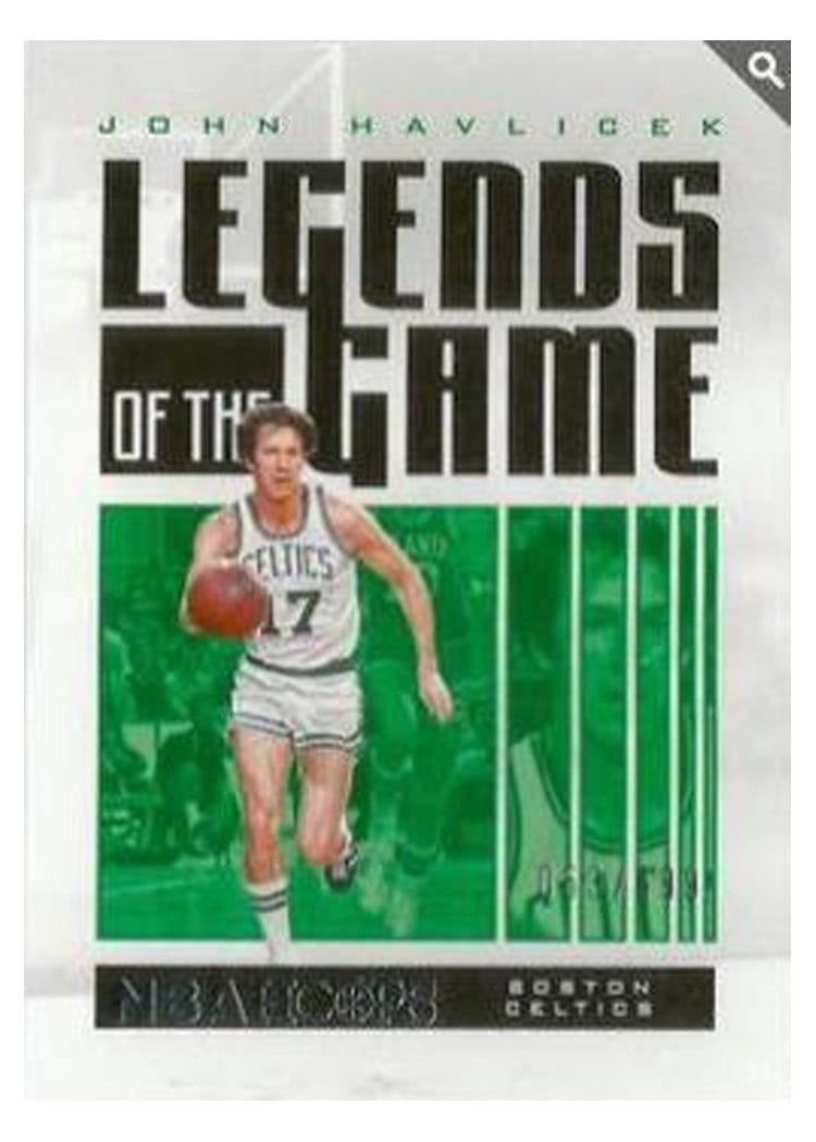 2020-21 Hoops Legends of the Game John Havlicek #47 card