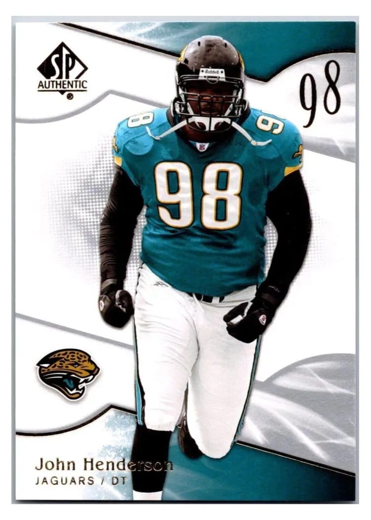 2009 SP Authentic John Henderson #97 card