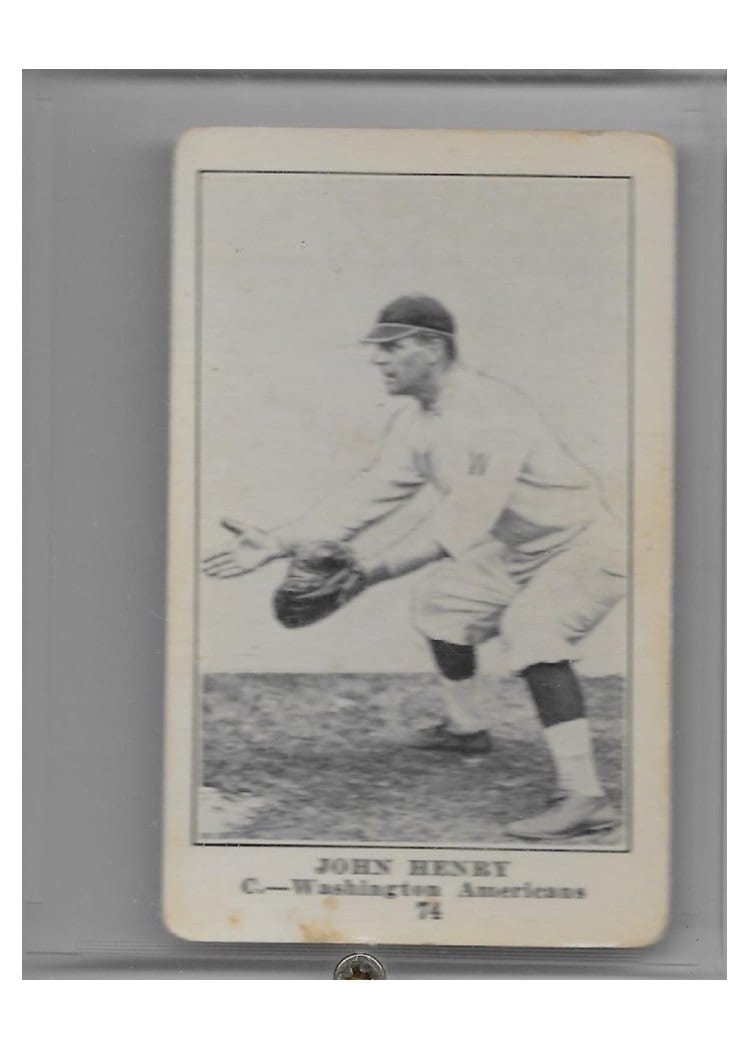 1917 Collins McCarthy John Henry #74 card