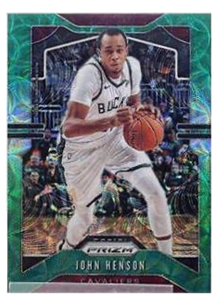 2019-20 Panini Prizm Base Set John Henson Green Choice Prizm #207 card