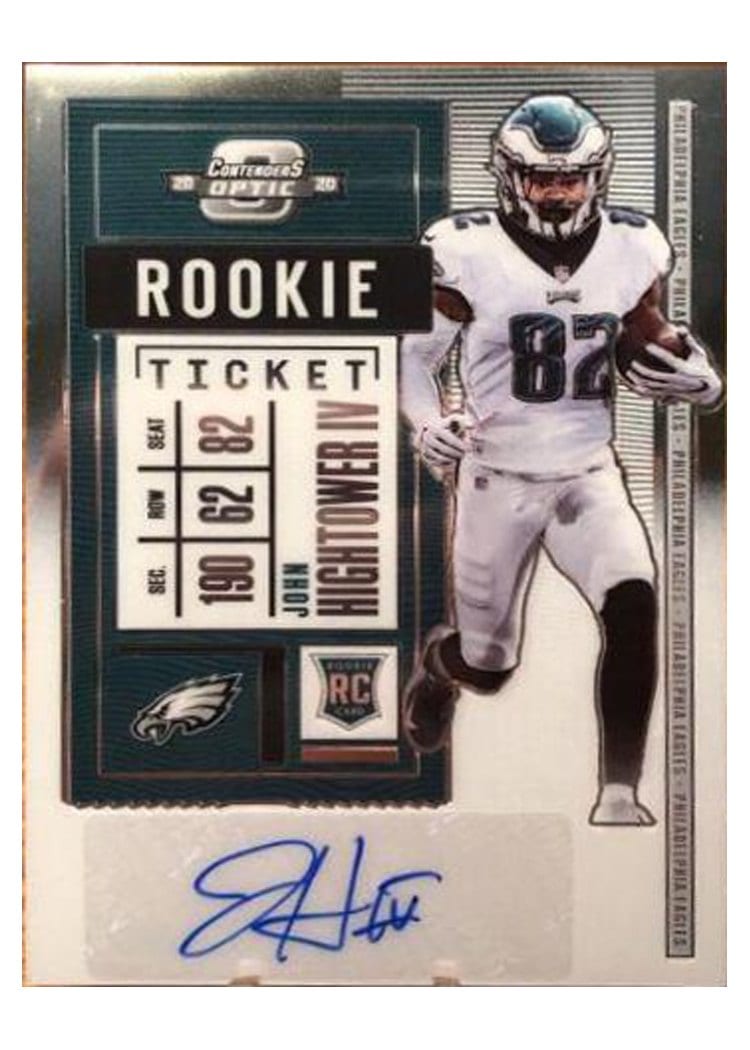 2020 Panini Contenders Optic Base Set John Hightower IV #187 card