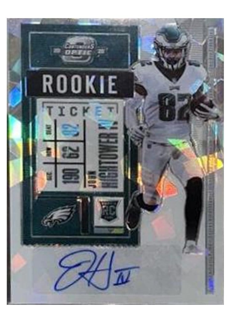 2020 Panini Contenders Optic Base Set John Hightower IV #187 card