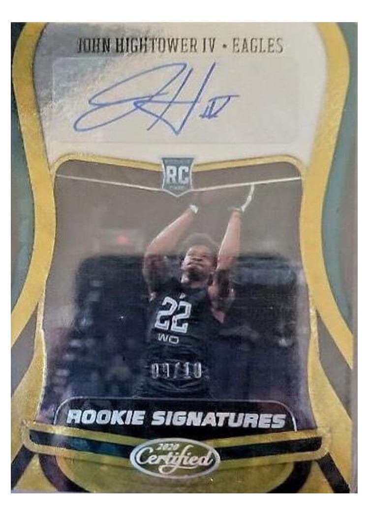 2020 Panini Contenders Optic Base Set John Hightower IV #187 card