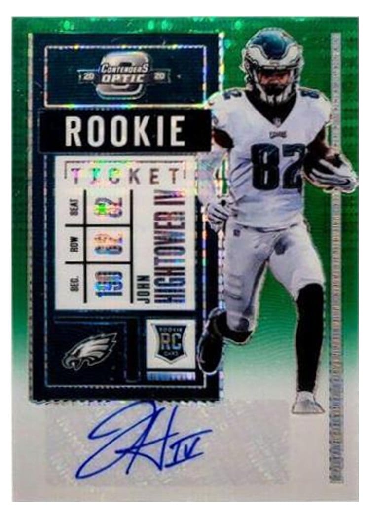 2020 Panini Contenders Optic Base Set John Hightower IV #187 card
