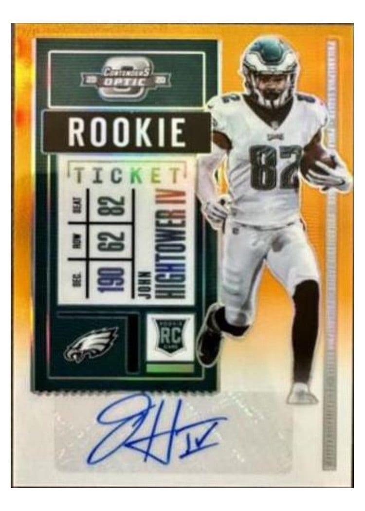 2020 Panini Contenders Optic Base Set John Hightower IV #187 card