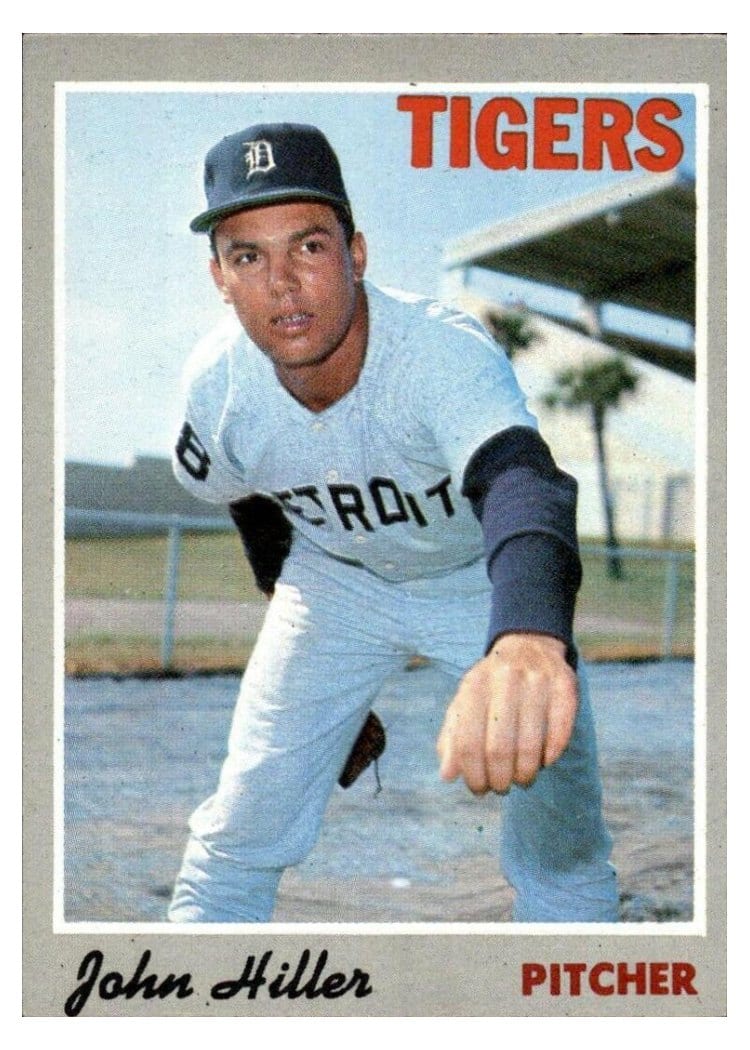 1970 Topps John Hiller #12 card