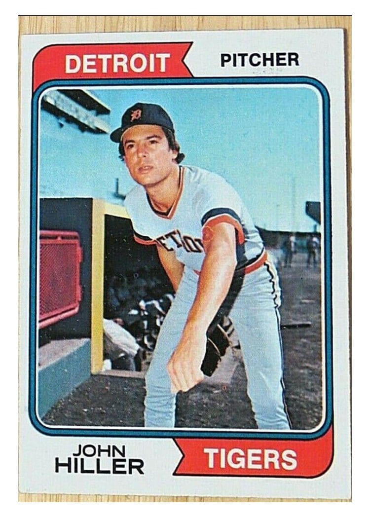 1974 Topps John Hiller #24 card