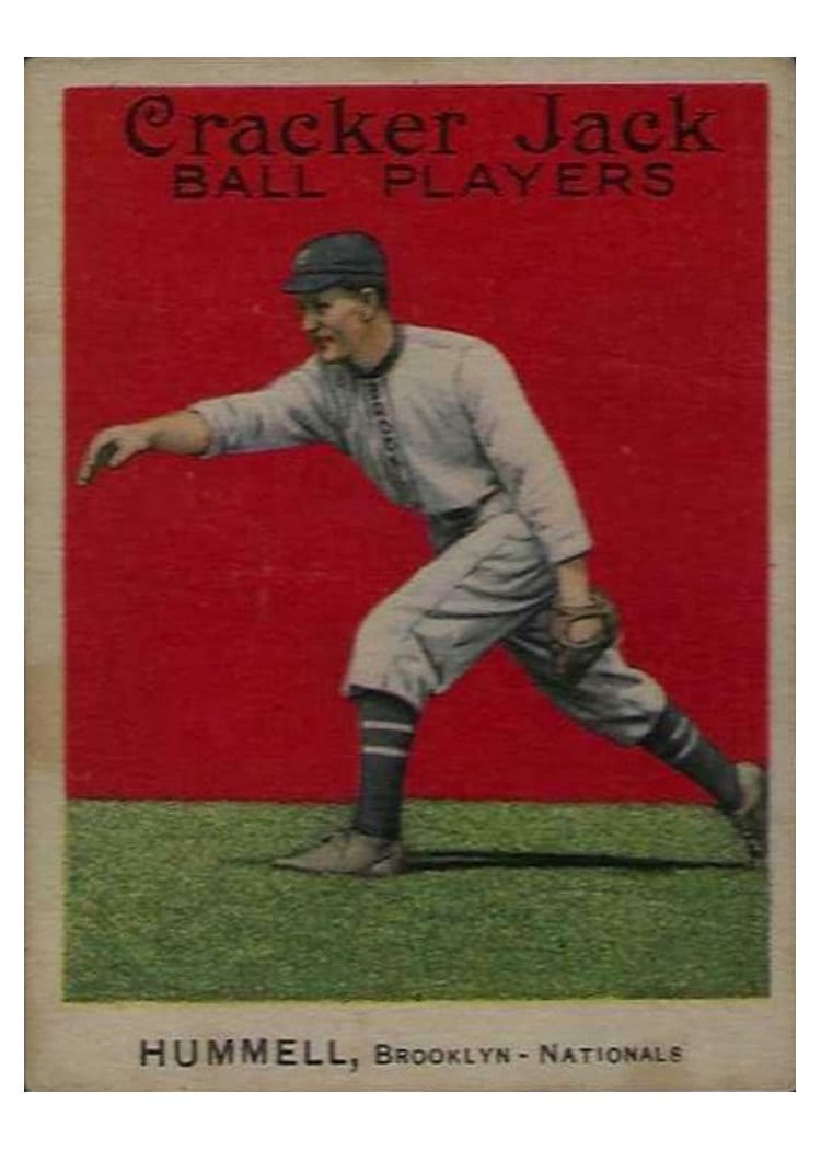 1915 Cracker Jack John Hummell #50 card