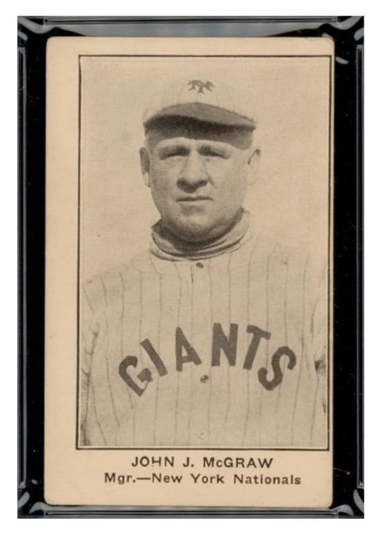 1922 E121 American Caramel Series of 120 John J. McGraw card
