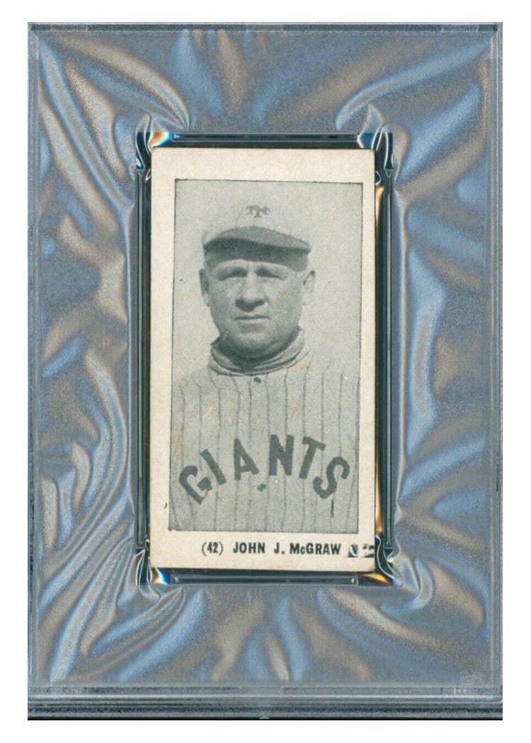 1928 W502 John J. McGraw #42 card