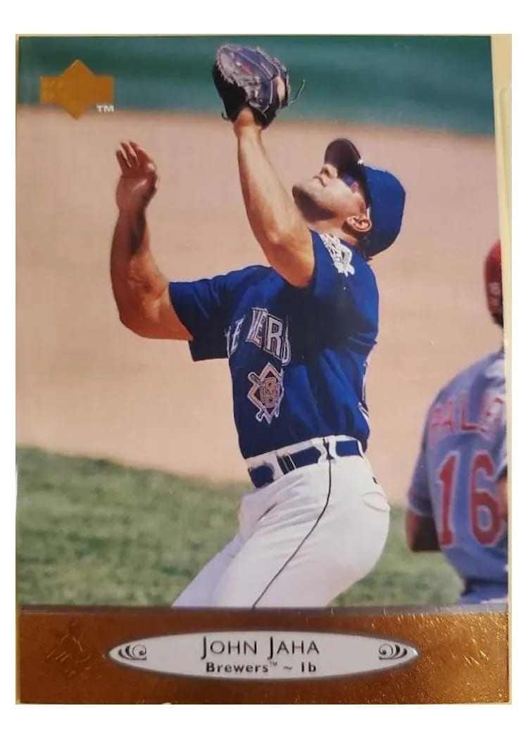 1996 Upper Deck John Jaha #123 card