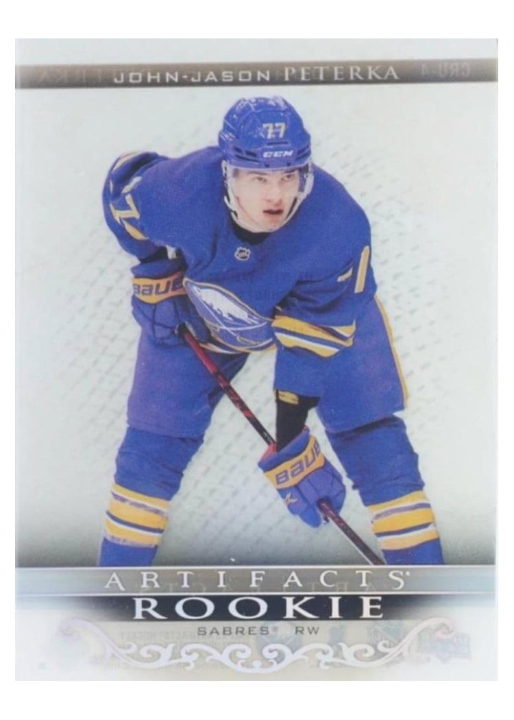 2022-23 Upper Deck Artifacts 2021-22 Update - Clear Cut Rookies John-Jason Peterka #CRU-4 card