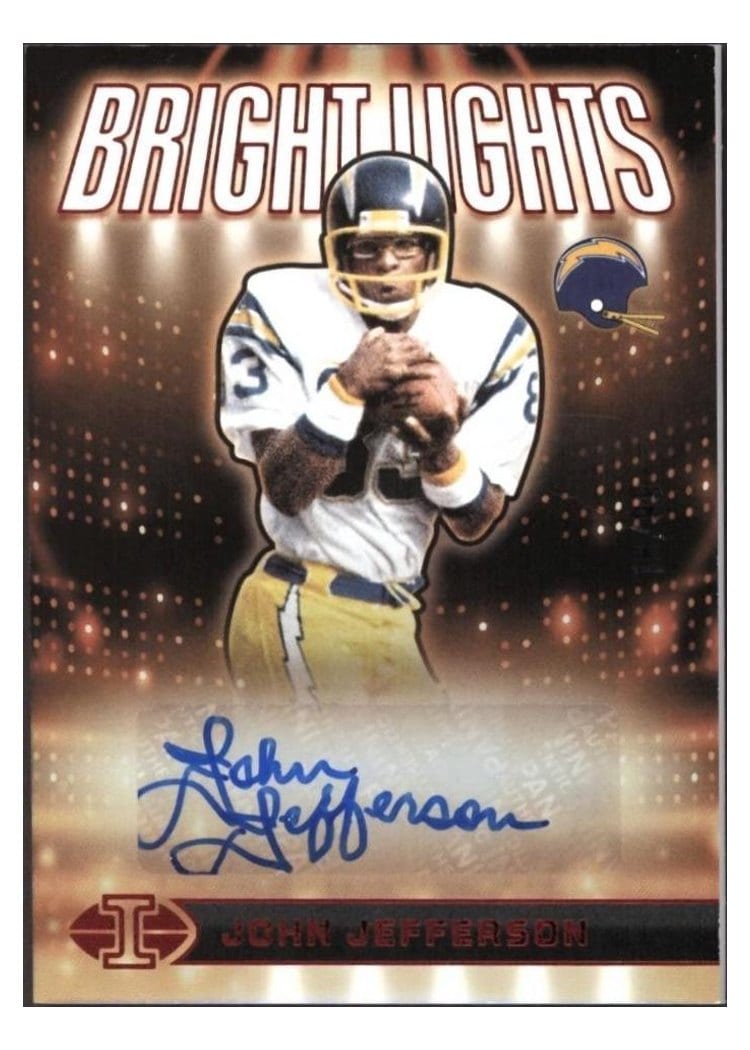 2024 Panini Illusions Bright Lights Signatures John Jefferson #19 card