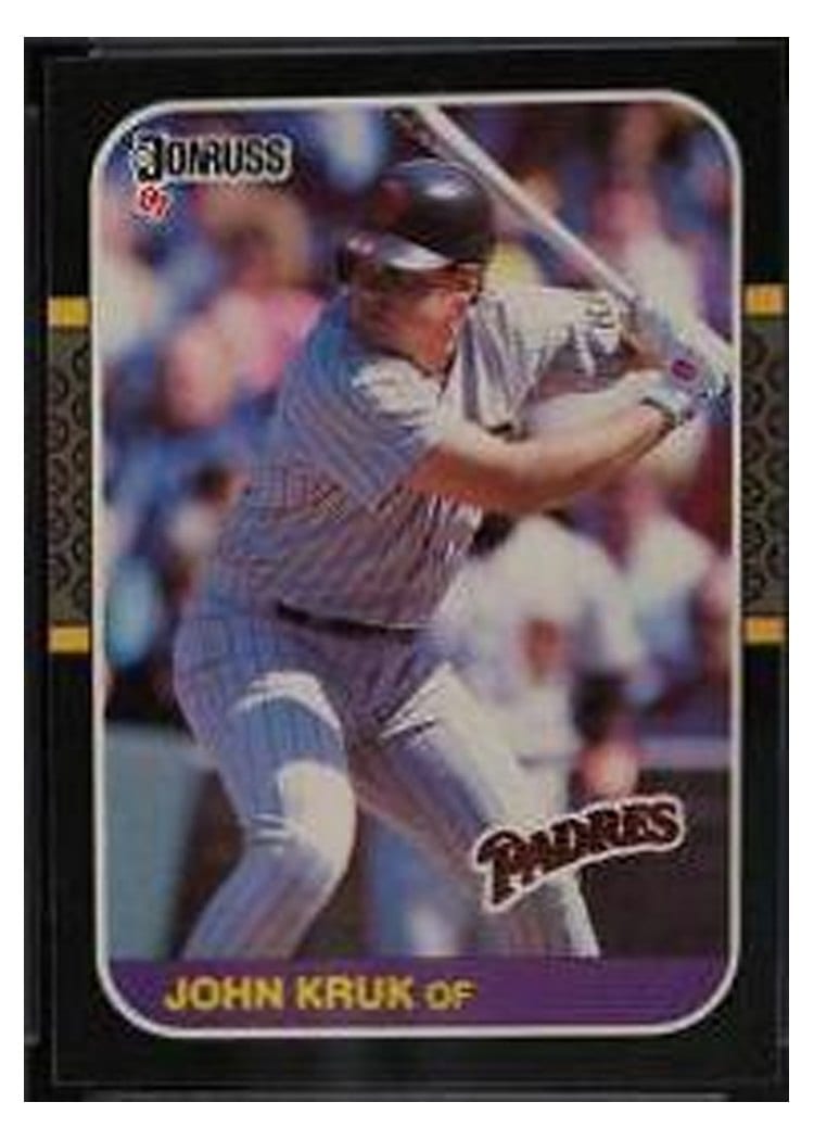 1987 Donruss John Kruk #328 card