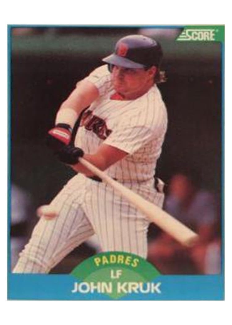 1989 Score John Kruk #148 card