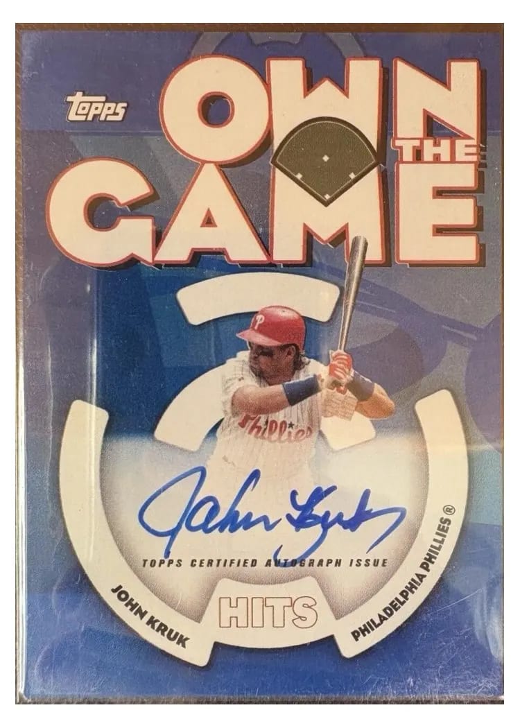 2024 Topps Archives 2006 Topps Baseball Own the Game Autographs John Kruk #06OGA-JK card