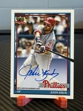 2026 Topps 1991 Topps Autographs John Kruk #91A-JK card