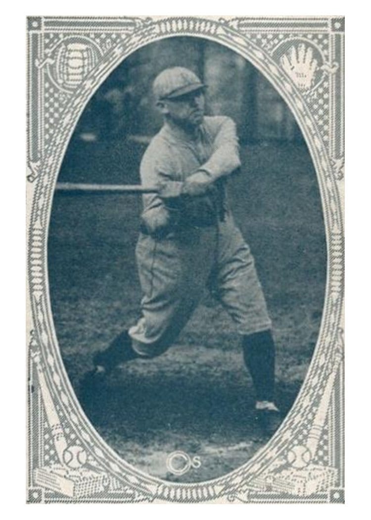 1922 E120 American Caramel John L. Mokan card
