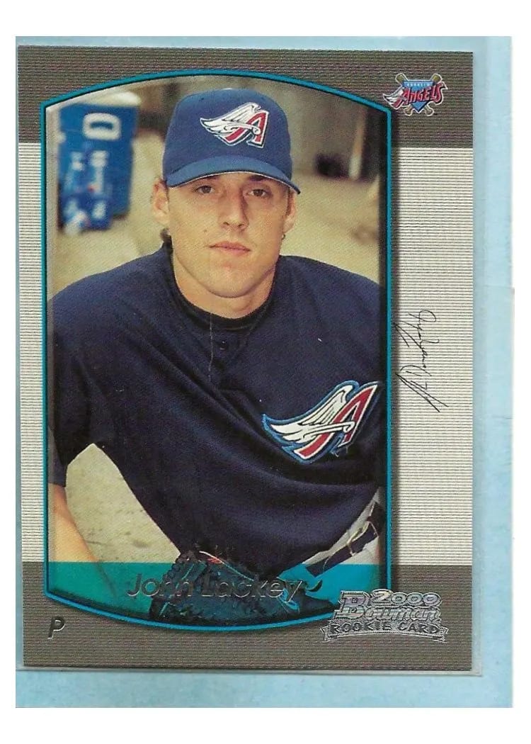 2000 Bowman Draft Picks John Lackey #80 card