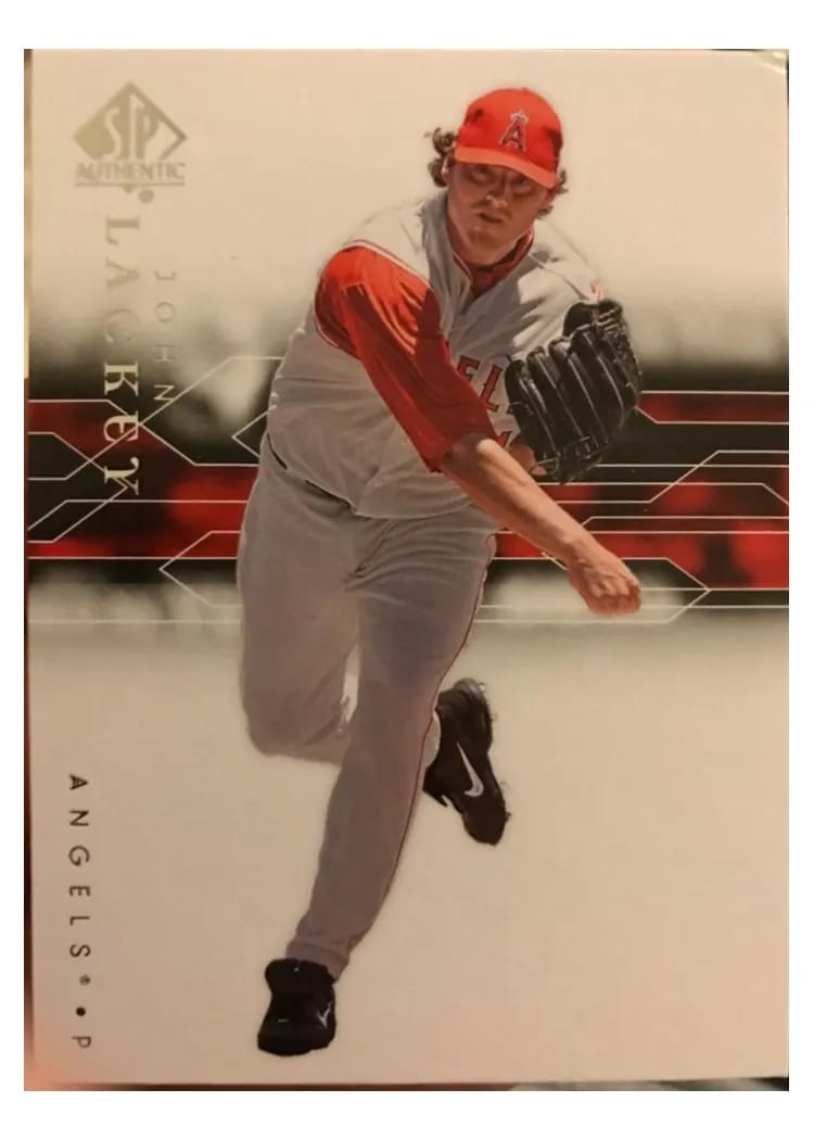 2008 SP Authentic John Lackey #43 card