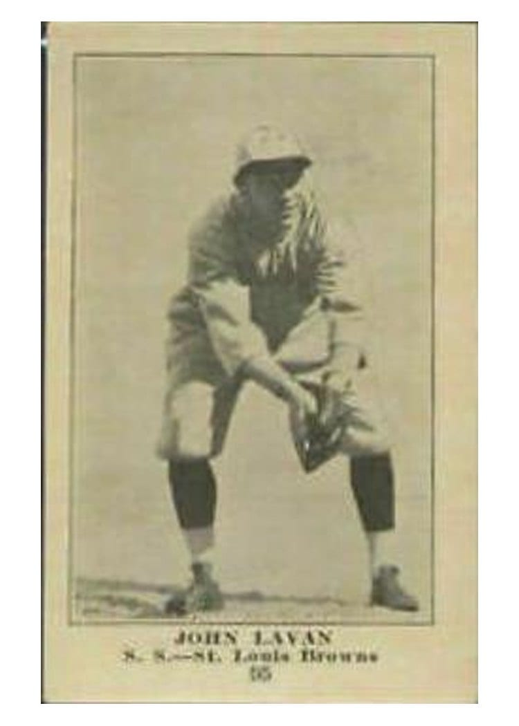1917 Boston Store John Lavan #95 card